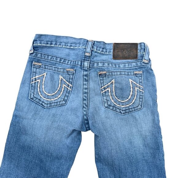 VINTAGE True Religion Jeans Size 28 GENO Boys Blue - Picture 5 of 7